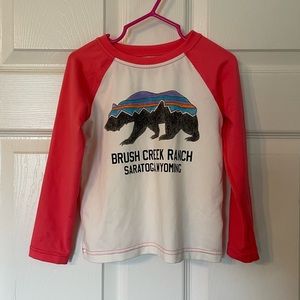 Patagonia long sleeve shirt. 3T. Good condition.